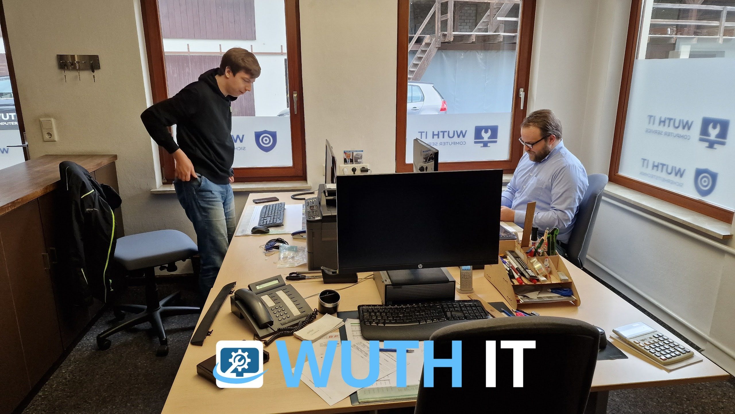 Lasse Cordes und Moritz Meier, unsere Praktikanten