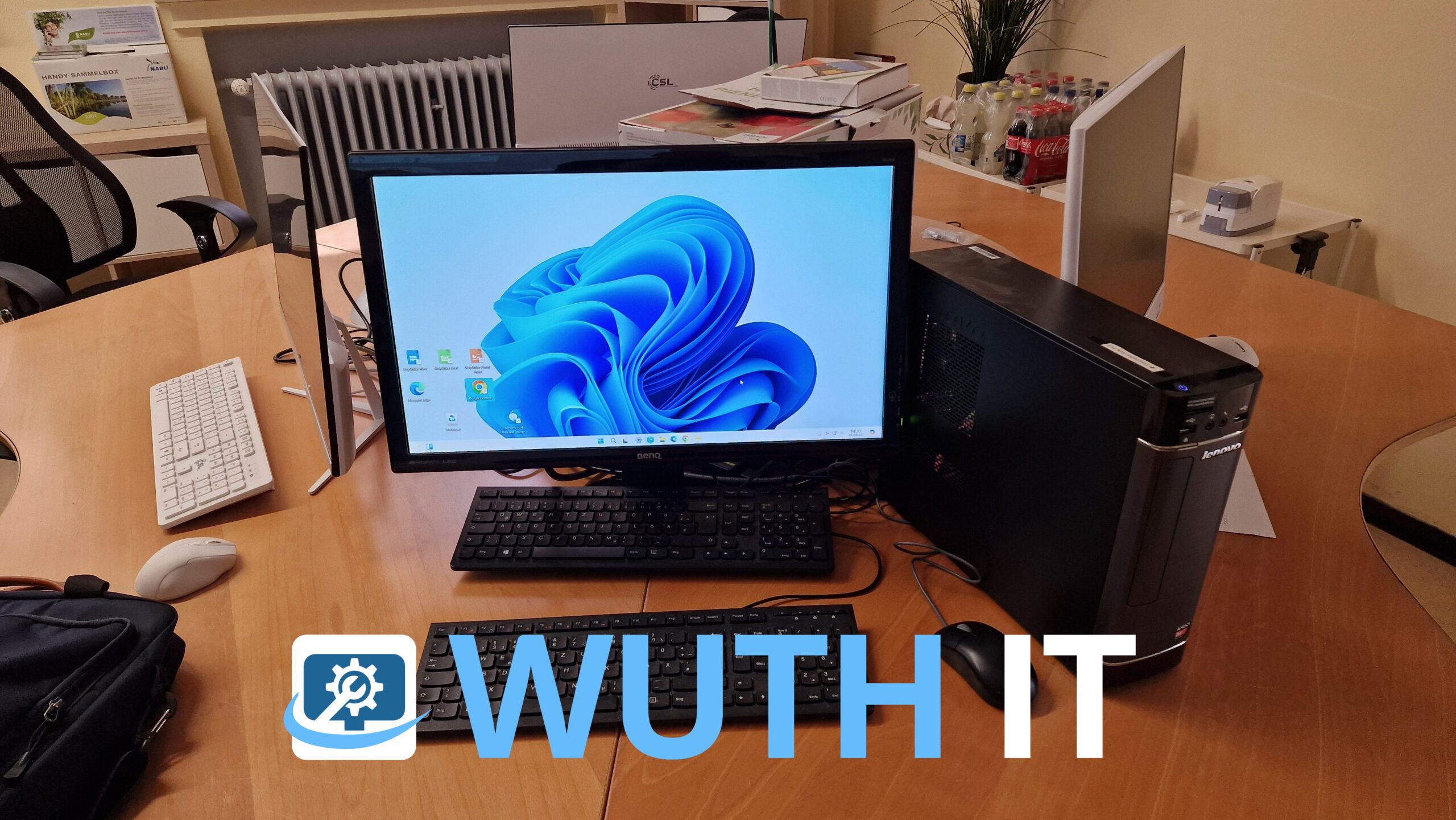 Alte Computer mit Winux ausgestattet