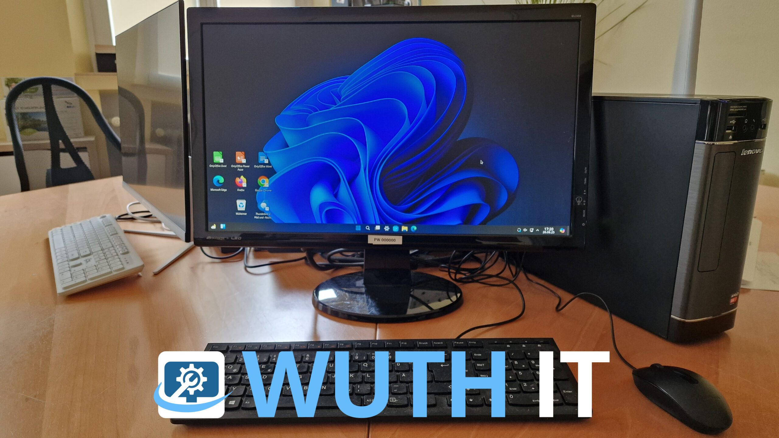 Alte Computer mit Winux ausgestattet